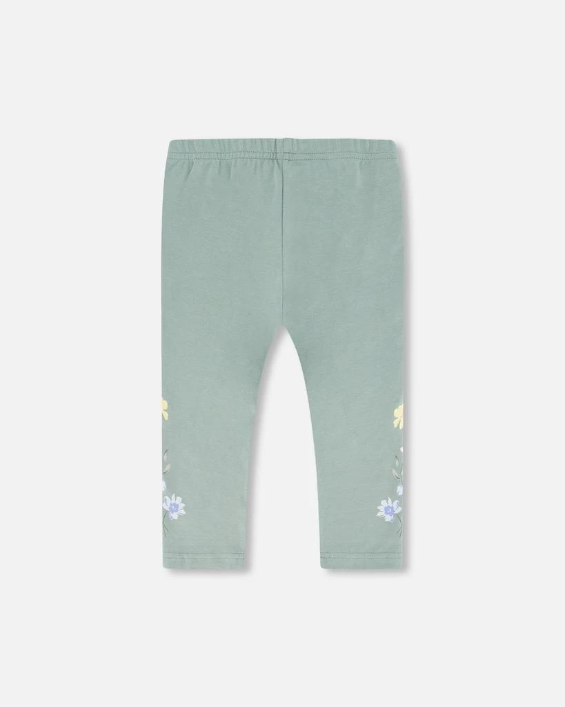 商品Deux par Deux|Organic Cotton Capri Legging Olive Green,价格¥334,第3张图片详细描述