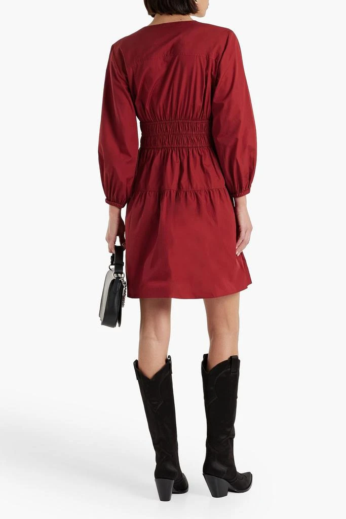 商品Derek Lam|Shirred cotton-poplin mini dress,价格¥1044,第3张图片详细描述