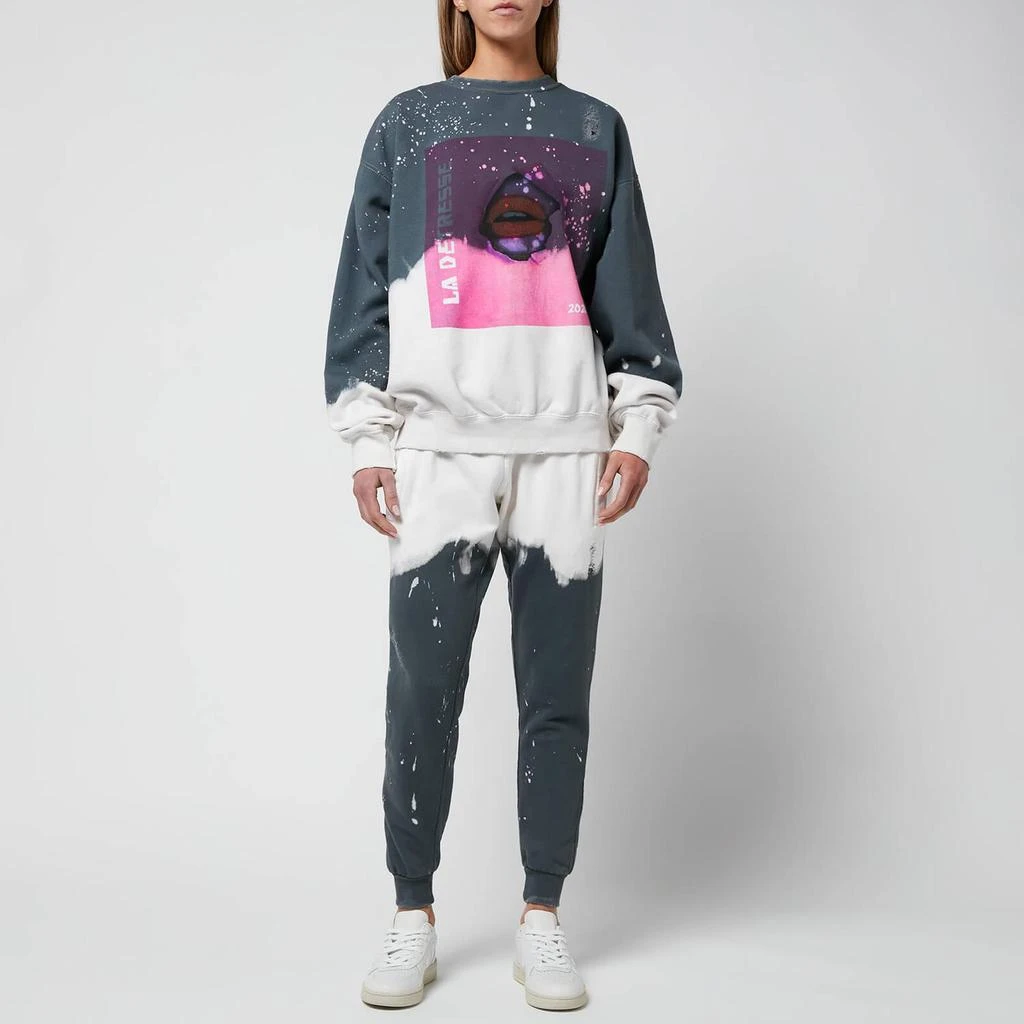 商品The Hut|La Detresse Women's Break Through Pullover Sweatshirt - Acid Wash Charcoal,价格¥858,第3张图片详细描述