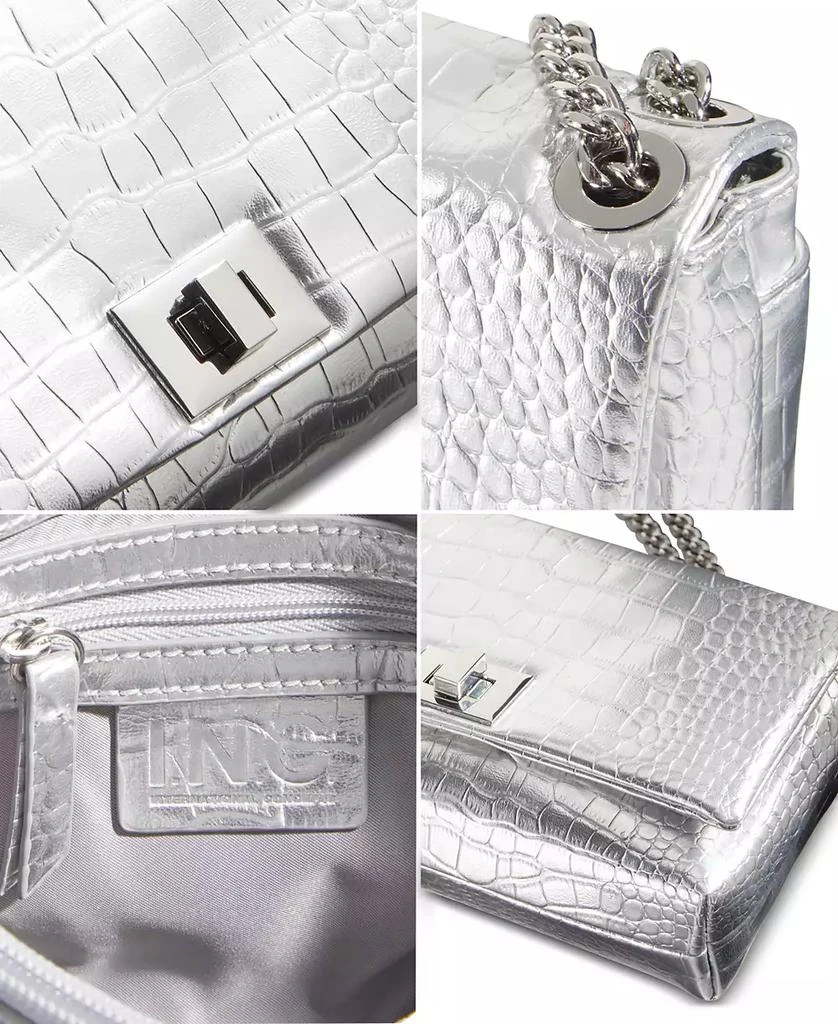 Mini Ajae Metallic Croc Shoulder Bag, Created for Macy's 商品