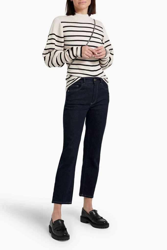 商品DL1961|Patti cropped high-rise straight-leg jeans,价格¥737,第2张图片详细描述