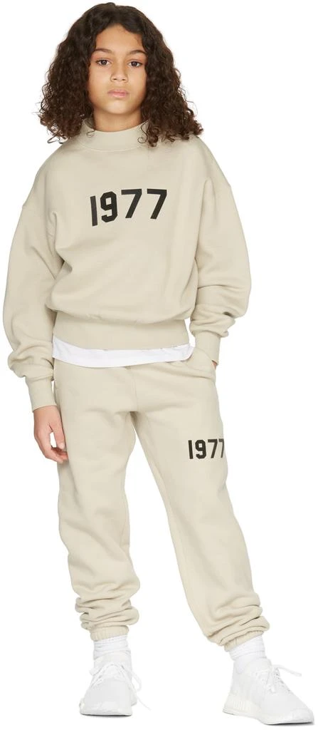 商品Essentials|Kids Beige '1977' Sweatshirt,价格¥131,第1张图片