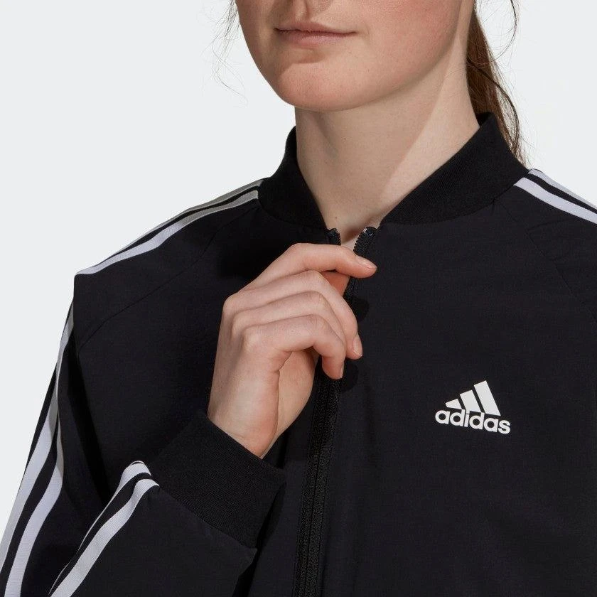 商品Adidas|Women's adidas Essentials 3-Stripes Track Jacket,价格¥237,第5张图片详细描述