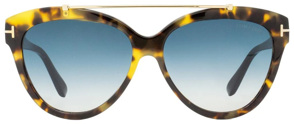 商品Tom Ford|Tom Ford Women's  Sunglasses TF518 Livia 56W Tortoise/Black 58mm,价格¥1173,第2张图片详细描述