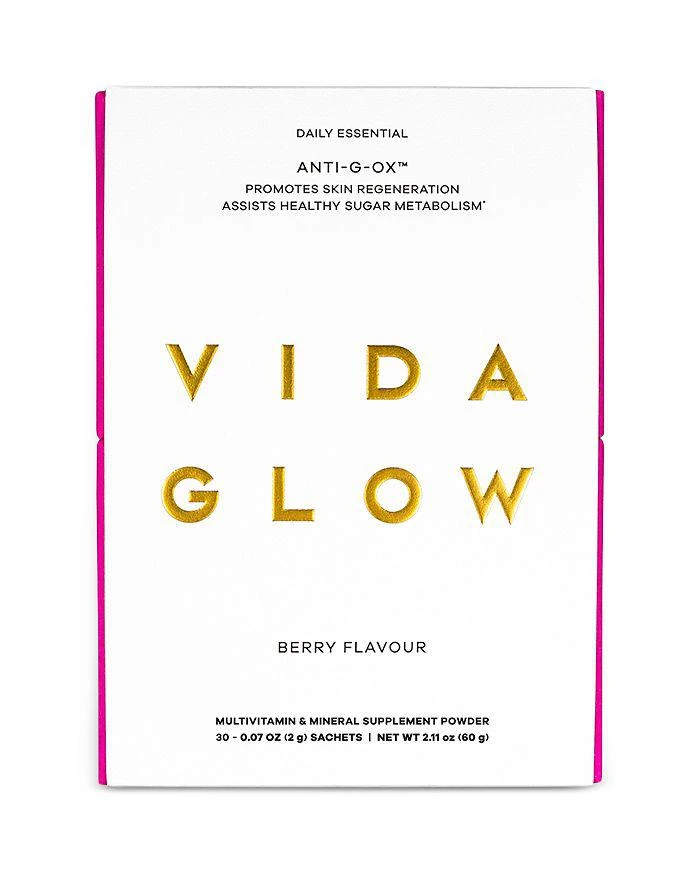 商品Vida Glow|Anti-G-Ox Supplement Powder - Berry,价格¥412,第1张图片