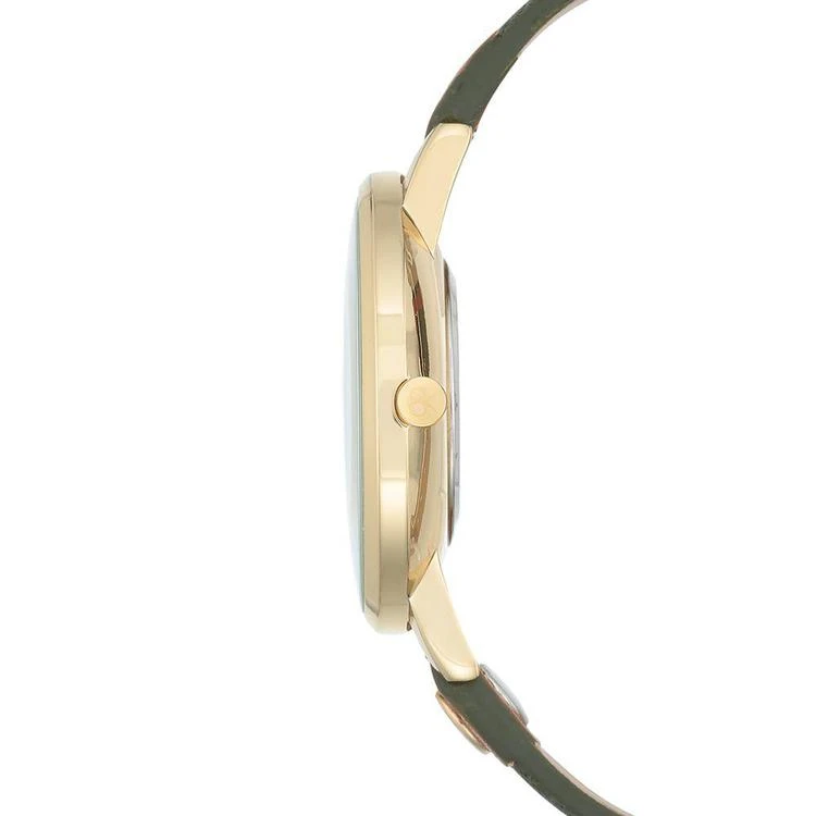 商品Nine West|Women's Olive Green Canvas Strap Watch 38mm,价格¥367,第3张图片详细描述