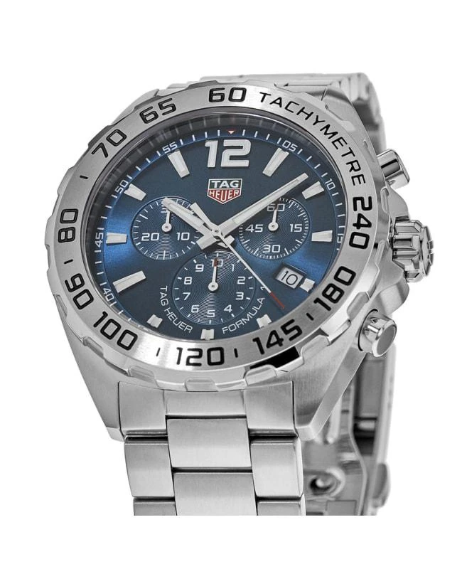 商品TAG Heuer|Tag Heuer Formula 1 Quartz Chronograph Blue Dial Stainless Steel Men's Watch CAZ101K.BA0842,价格¥11096,第2张图片详细描述