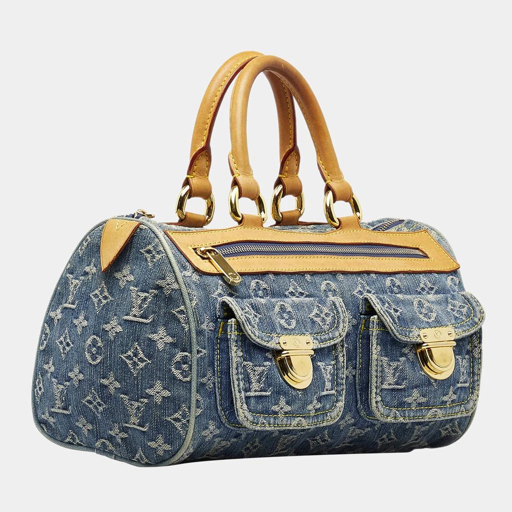 商品[二手商品] Louis Vuitton|Louis Vuitton Blue Monogram Denim Neo Speedy 30,价格¥9515,第2张图片详细描述