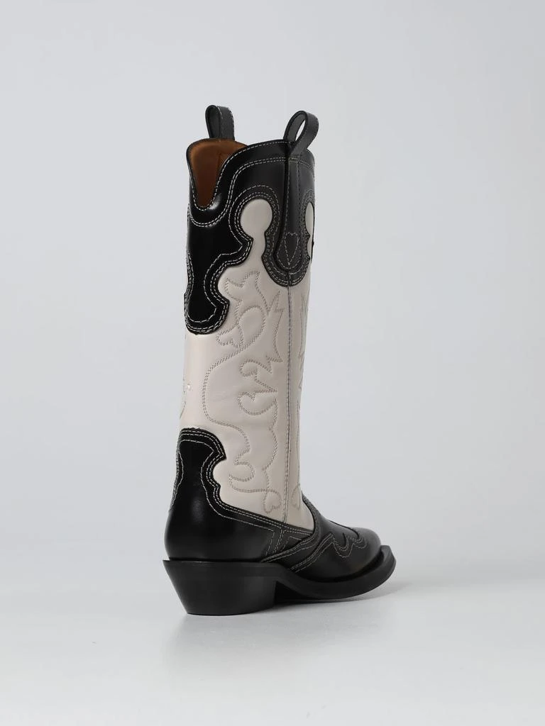 商品Ganni|Ganni embroidered leather western boots,价格¥3399,第3张图片详细描述