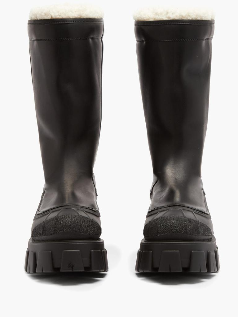 Monolith chunky-sole leather boots商品第5张图片规格展示
