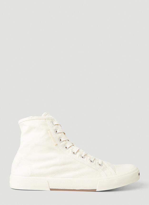 商品Balenciaga|Paris High Top Sneakers in White,价格¥3143,第1张图片