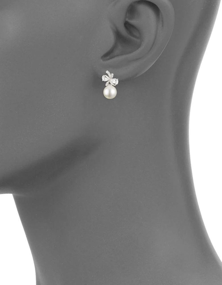 商品Nadri|Pearl Marion Stud Earrings,价格¥238,第2张图片详细描述