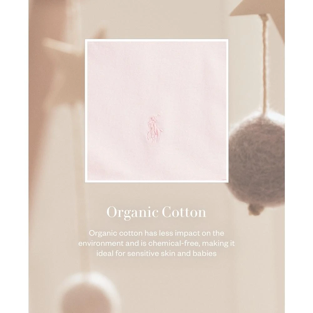 商品Ralph Lauren|Baby Girls Organic Cotton Gift Set, 4 Piece Set,价格¥564,第5张图片详细描述