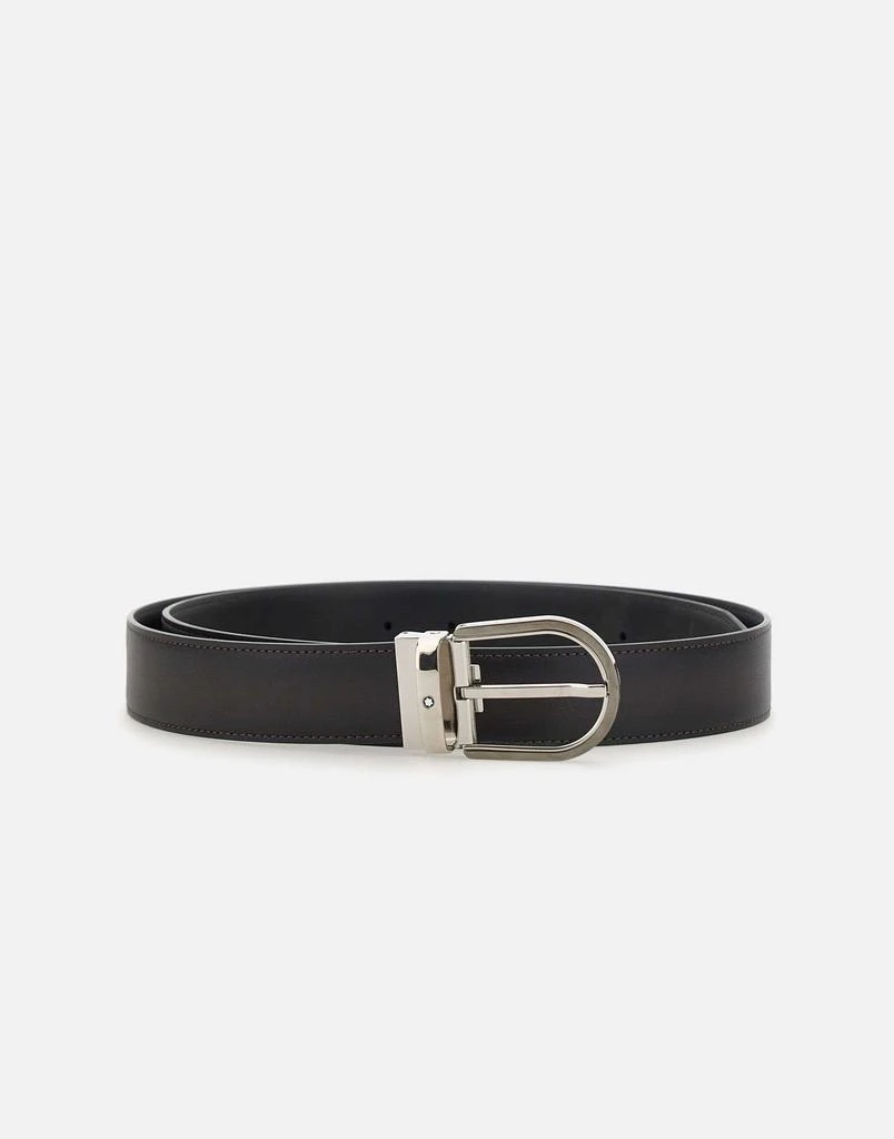 商品MontBlanc|"Horseshoe Buckle" belt,价格¥3628,第1张图片