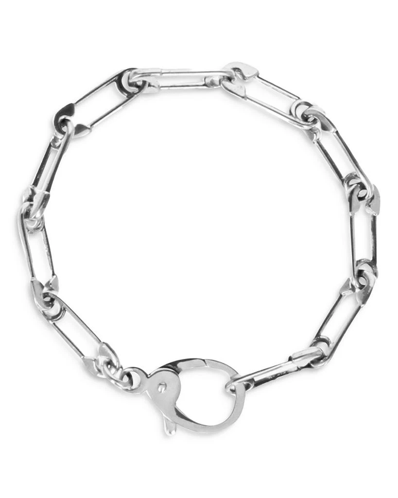 Sterling Silver Safety Pin Bracelet 商品