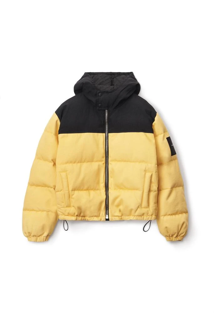 商品Alexander Wang|COLORBLOCK PUFFER COAT IN DENIM,价格¥5252,第1张图片