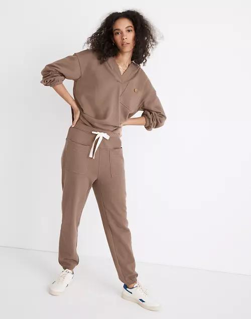 商品Madewell|Cotton-Hemp Relaxed Sweatpants,价格¥222,第1张图片