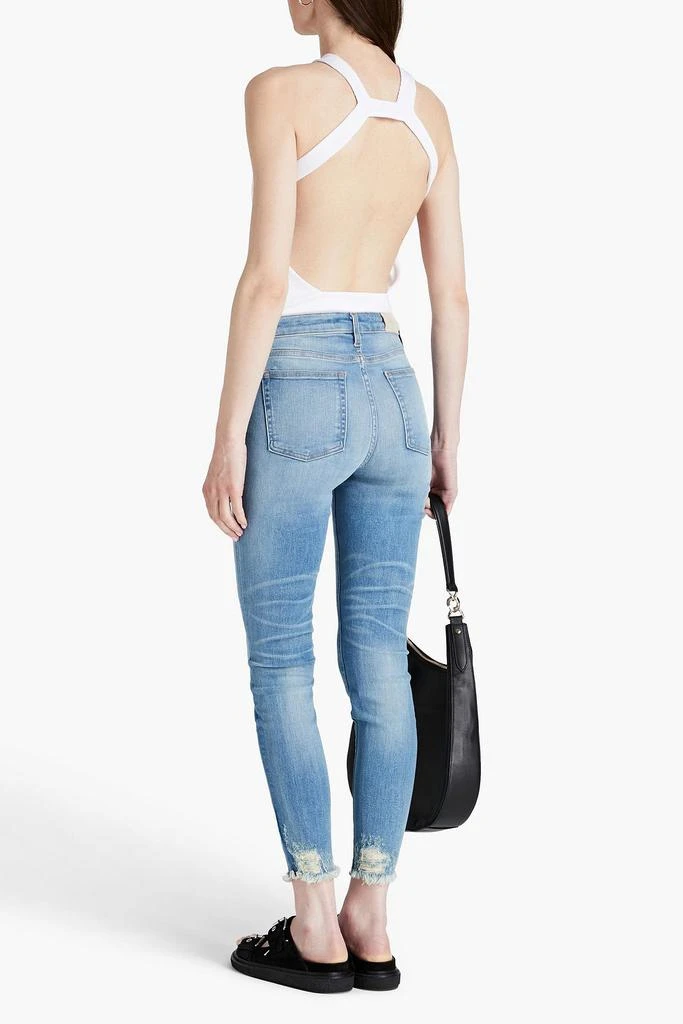 商品IRO|Nelly cropped distressed mid-rise skinny jeans,价格¥655,第3张图片详细描述