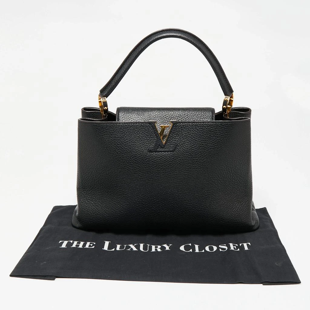 Louis Vuitton Black Taurillon Leather Capucines MM Bag 商品