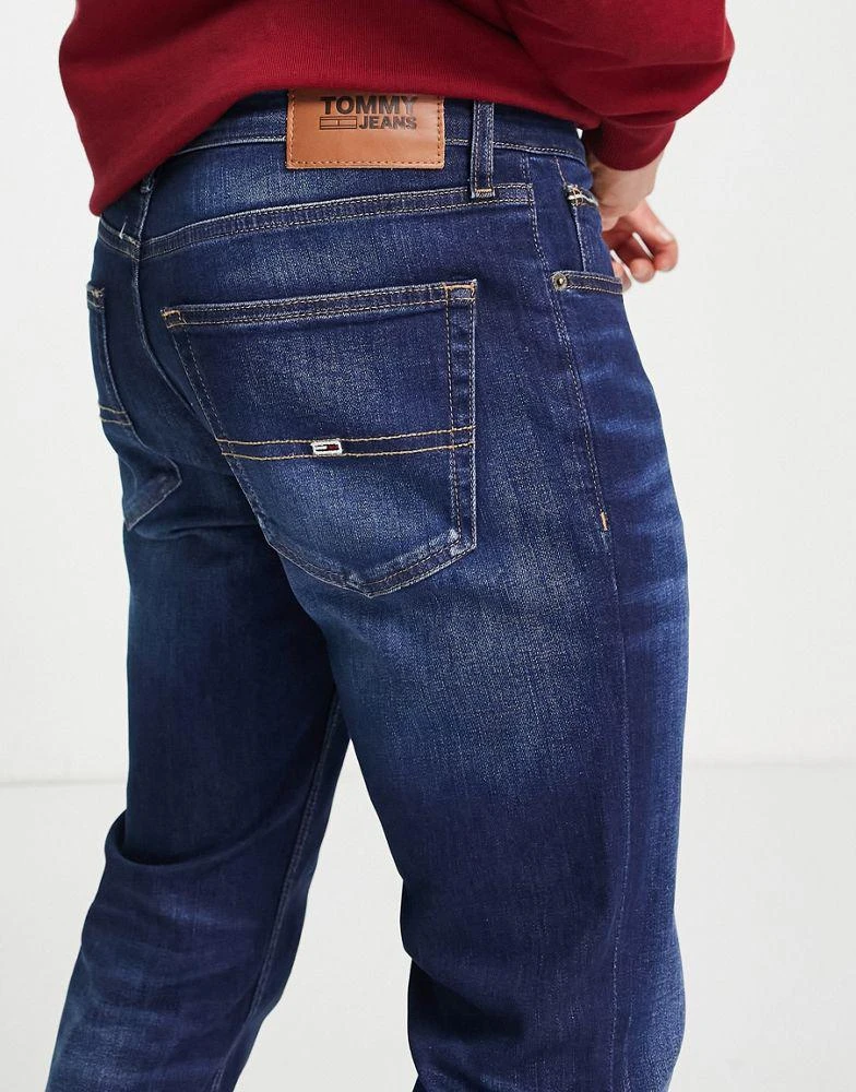 商品Tommy Hilfiger|Tommy Jeans Scanton slim fit jeans in dark wash,价格¥931,第3张图片详细描述