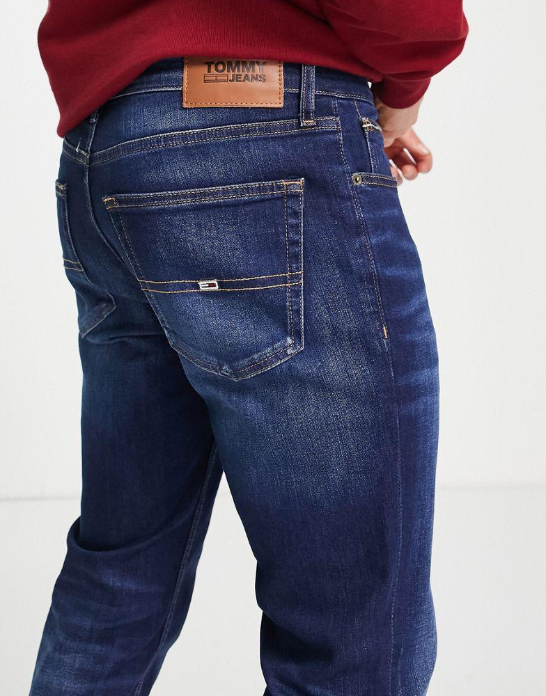 商品Tommy Hilfiger|Tommy Jeans Scanton slim fit jeans in aspen dark wash,价格¥534,第5张图片详细描述