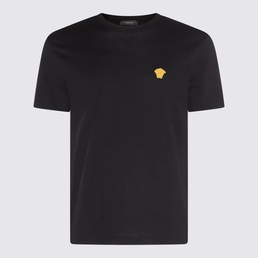 商品Versace|Versace T-shirts and Polos Black,价格¥1712,第5张图片详细描述