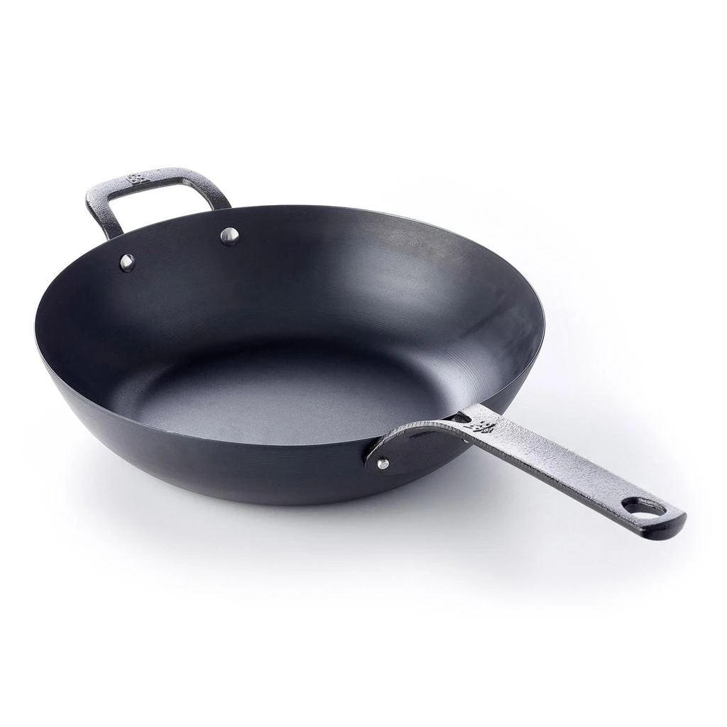 商品BK Cookware|BK Cookware Black Steel 12-Inch Open Wok,价格¥553,第1张图片