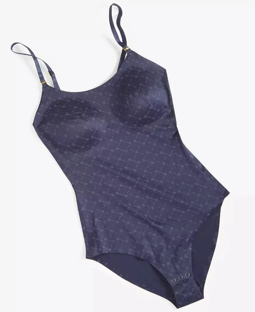 商品Ralph Lauren|Women's Comfort Collection Monogram Bonded Bodysuit 4L0142,价格¥262,第3张图片详细描述