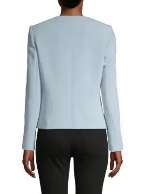 商品Karl Lagerfeld Paris|Long-Sleeve Roundneck Jacket,价格¥409,第4张图片详细描述