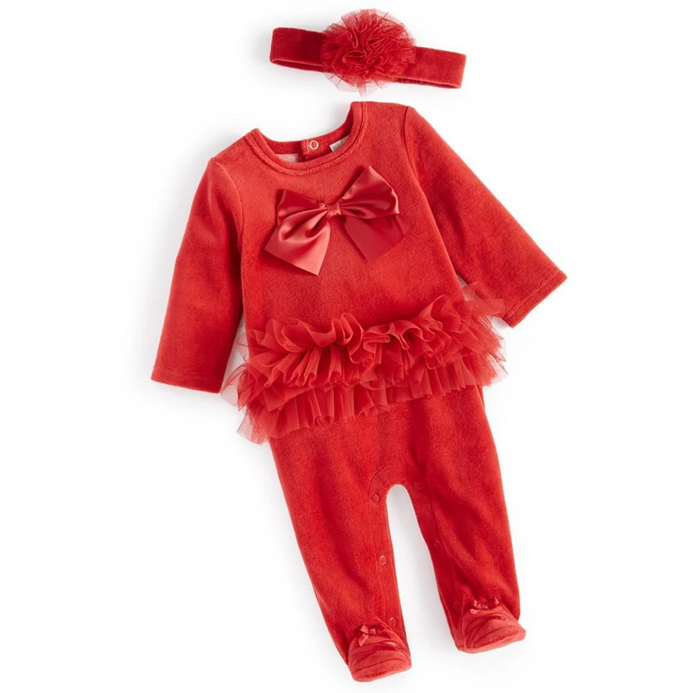 商品First Impressions|Baby Girls Ballerina Coverall, Created for Macy's,价格¥136,第1张图片