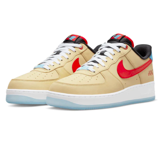 男款 Nike Air Force 1 '07 LV8 休闲鞋 棕红 火星鞋商品第1张图片规格展示