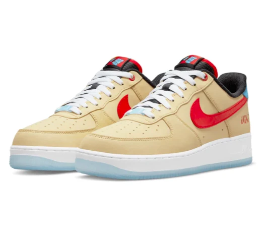 商品NIKE|男款 Nike Air Force 1 '07 LV8 休闲鞋 棕红 火星鞋,价格¥887,第1张图片