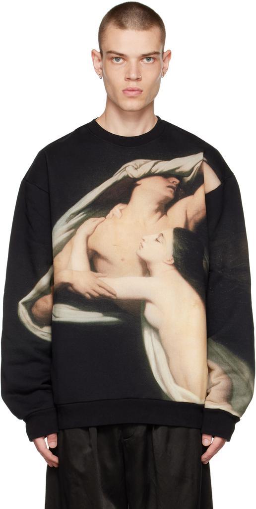 商品OAMC|Black Graphic Sweatshirt,价格¥4765,第1张图片