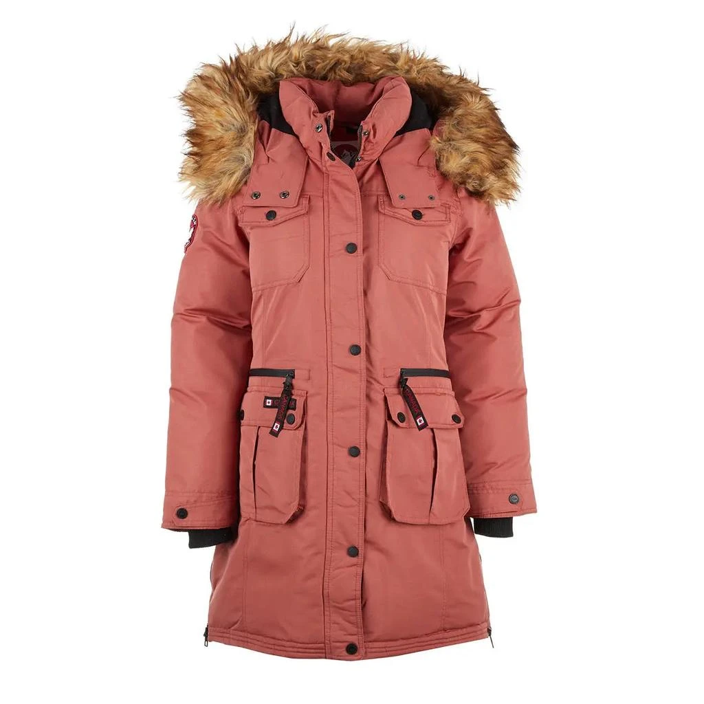 Canada Weather Gear Women's Parka with Faux Fur Trim Hood 商品