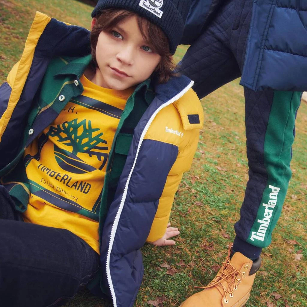 商品Timberland|Timberland Kids’ Cotton-Flannel Check Shirt,价格¥237,第3张图片详细描述