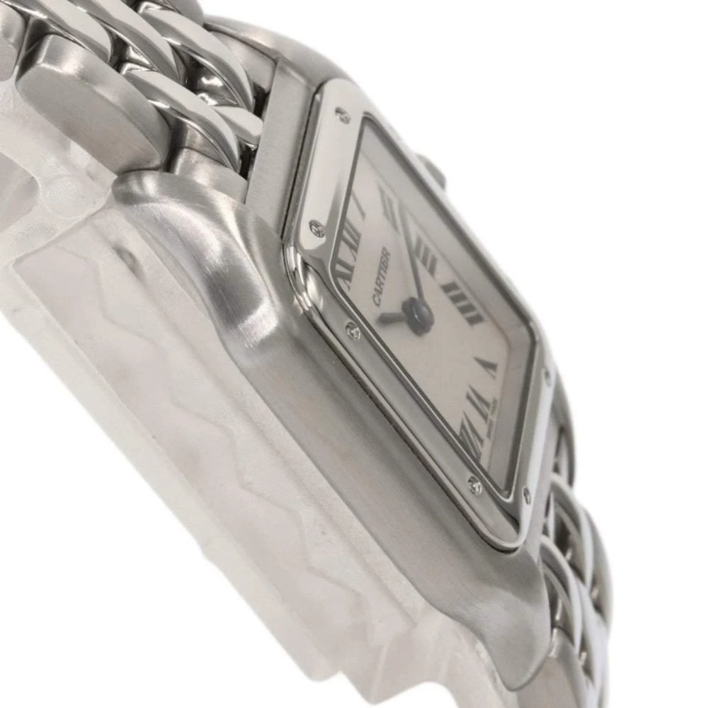 Cartier White Stainless Steel Panthere W25033P5 Women's Wristwatch 22 mm 商品