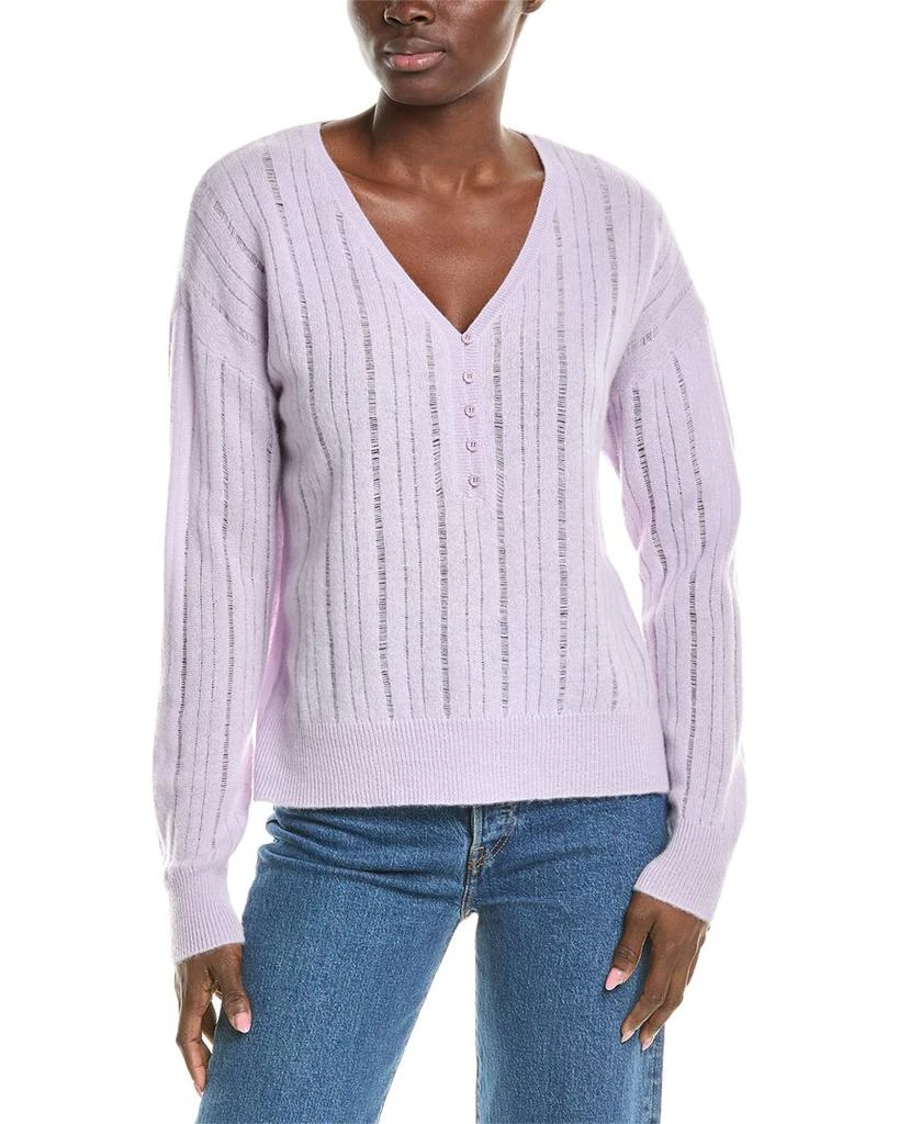 商品Naadam|Open Stitch Cashmere Henley,价格¥457,第1张图片
