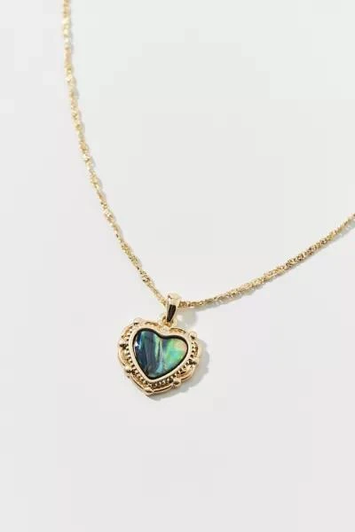 商品Urban Outfitters|14k Gold Plated Retro Charm Necklace,价格¥115,第1张图片