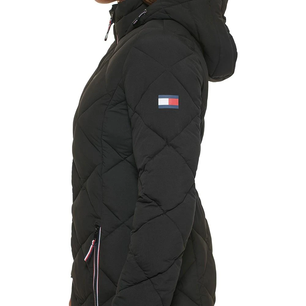 商品Tommy Hilfiger|Women's Hooded Quilted Puffer Coat,价格¥1519,第4张图片详细描述