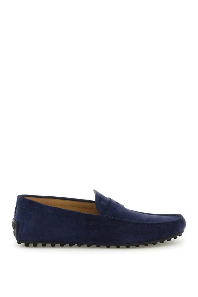 商品Tod's|Tod's suede leather gommino driver loafers,价格¥2628,第1张图片