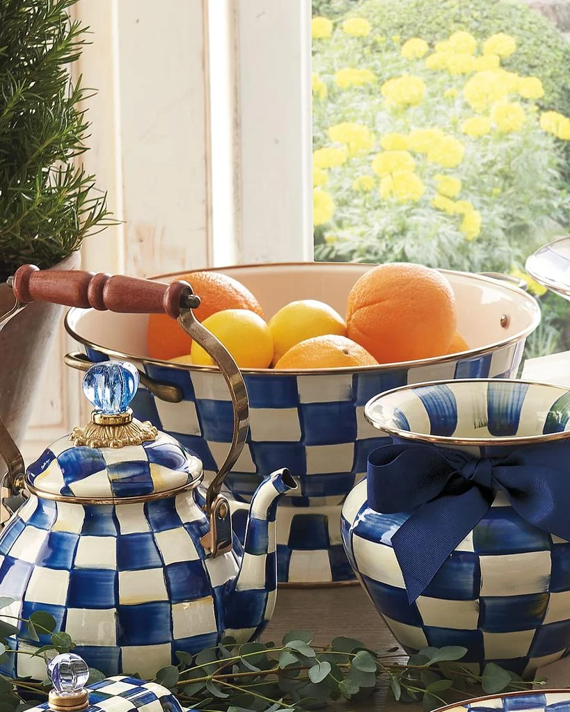 商品MacKenzie-Childs|Royal Check Everything Bowl,价格¥1170,第2张图片详细描述
