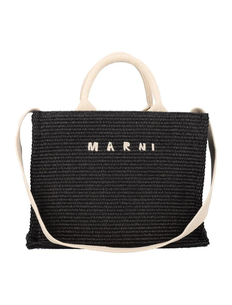 商品Marni|Marni Tropicalia Logo Embroidered Small Tote Bag,价格¥2918,第1张图片