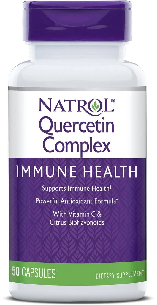 商品Natrol|Quercetin Complex for Immune Health 50 Capsules,价格¥102,第1张图片