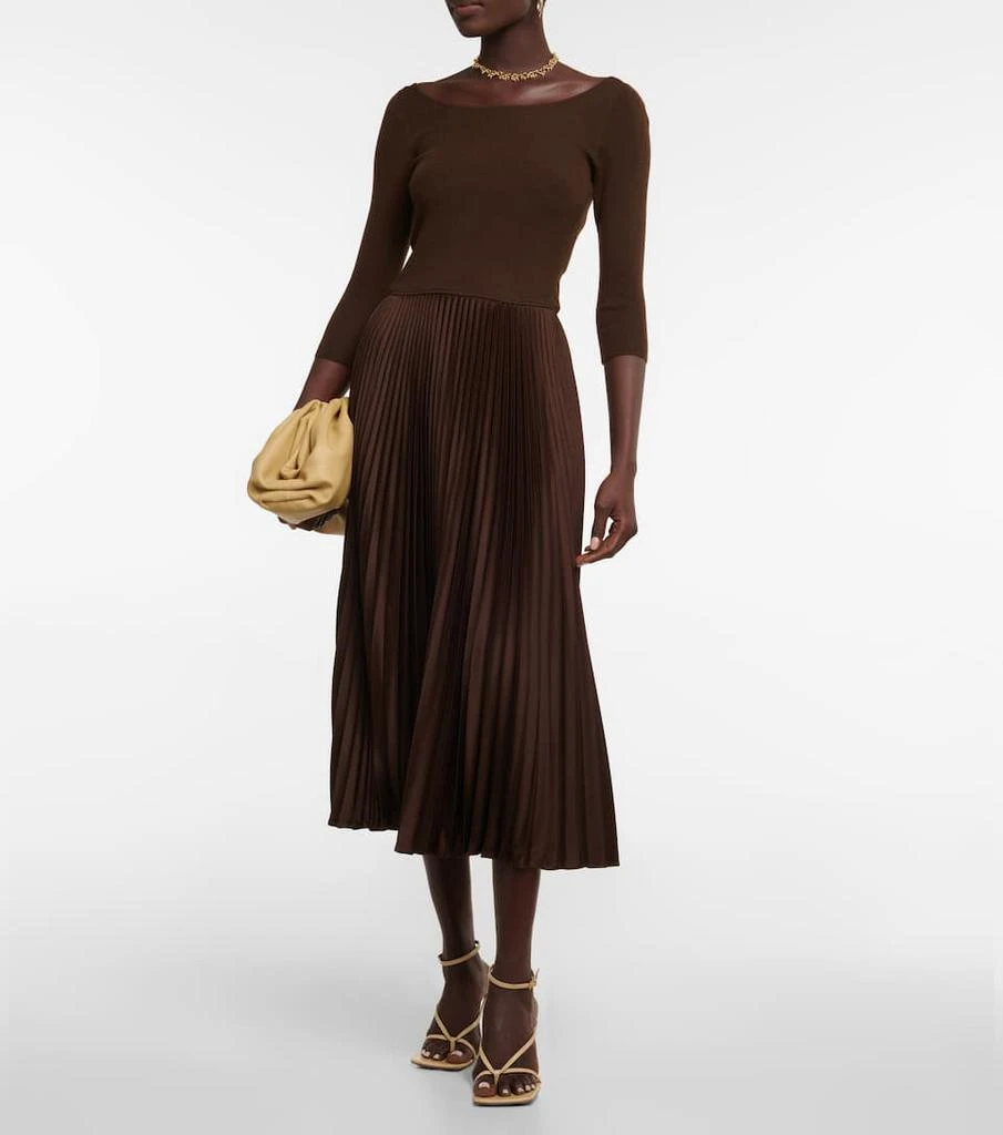 商品Ralph Lauren|Pleated midi dress,价格¥2419,第2张图片详细描述