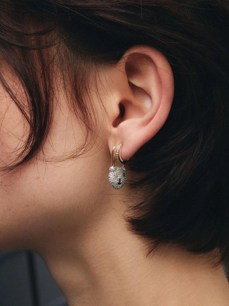 商品Maria Black|Teddy 14kt & Diamond Mono Earring,价格¥7667,第1张图片详细描述