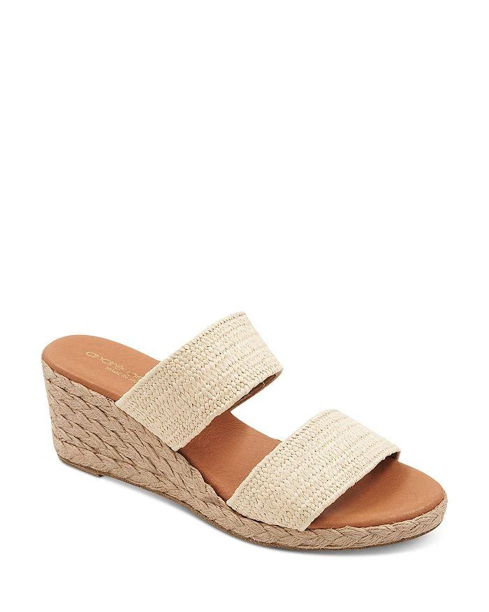 商品Andre Assous|Women's Nori Slip On Espadrille Wedge Sandals,价格¥378,第1张图片