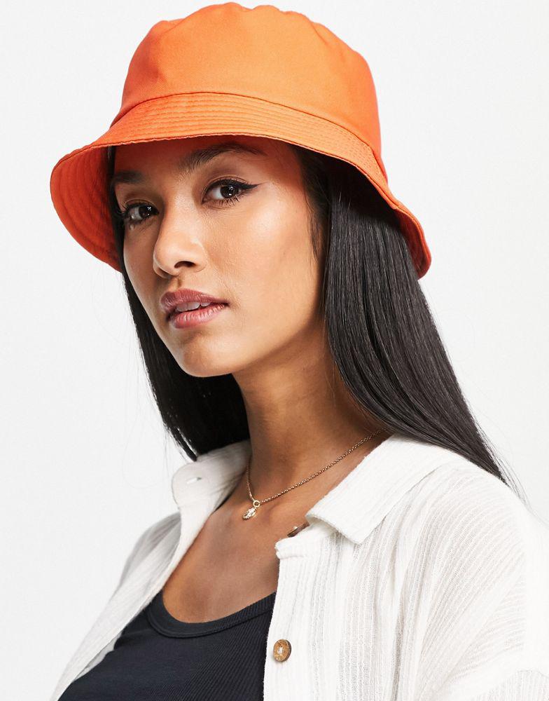 Topshop bucket hat in orange商品第3张图片规格展示