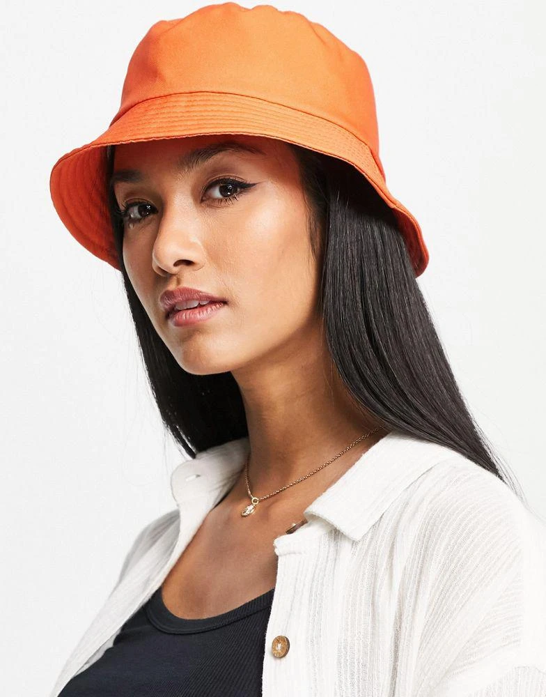 商品Topshop|Topshop bucket hat in orange,价格¥88,第3张图片详细描述