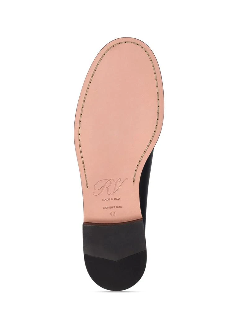 商品Roger Vivier|20mm New Mocassino Leather Loafers,价格¥8699,第4张图片详细描述