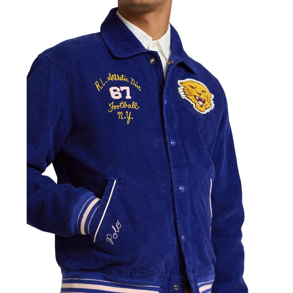 商品Ralph Lauren|Men's Corduroy Varsity-Inspired Jacket,价格¥1150,第3张图片详细描述